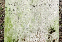 SPICER John 1850 and Jane his wife, 1861